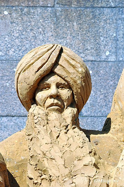 Скульптура в песке на Sand Festival в России